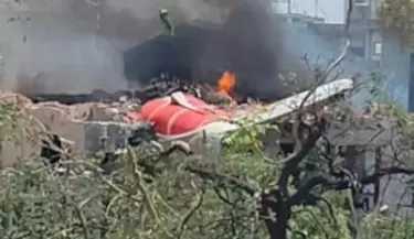accidente a�reo en india