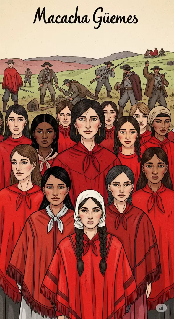mujeres guerra gaucha