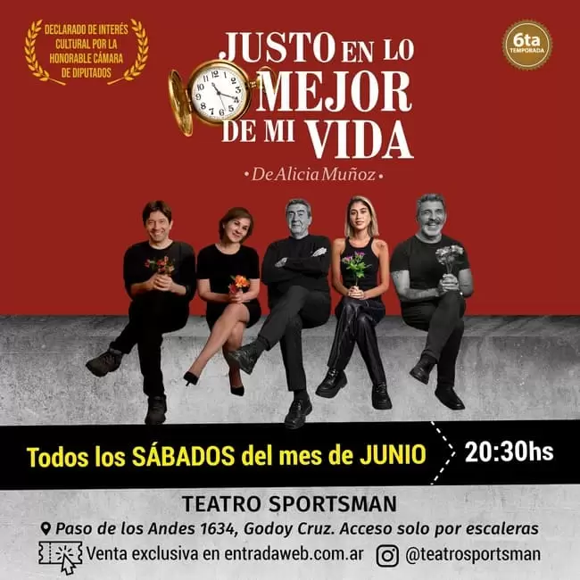 justo en lo mejor de mi vida