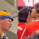 (Video) El picante cruce de un nene del Bayern M�nich con los hinchas de Boca