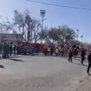 (Video) Violencia en el fútbol: agredieron a un periodista y a un camarógrafo en la cancha de San Martín