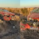 Un matrimonio mendocino volc� en la ruta 40 y termin� hospitalizado en San Juan