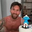 El posteo de Antonela Roccuzzo para Messi por su cumplea�os y la curiosa torta del festejo