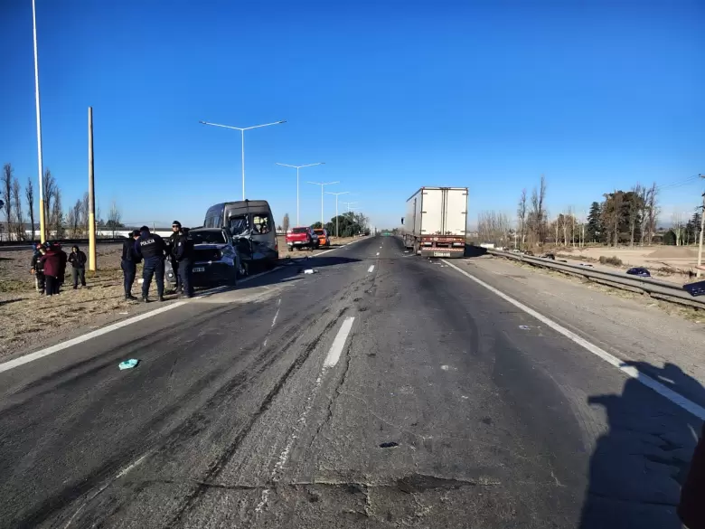 choque en el Acceso Aur