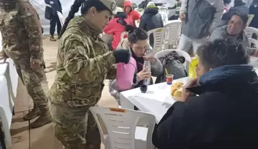 El Ej�rcito brinda asistencia en Mendoza y Neuqu�n ante las bajas temperaturas