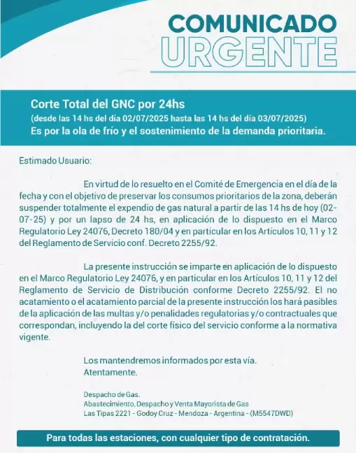 comunicado de Amena