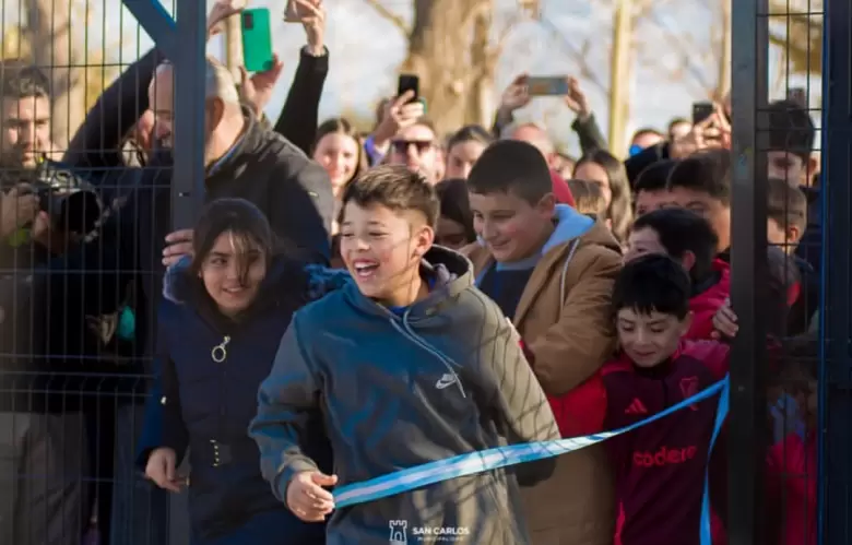 Inauguraci�n parque san Carlos