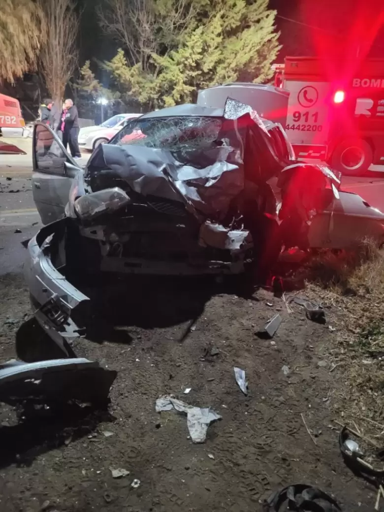 choque fatal en Rivadavia