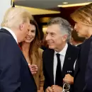 Macri y Donald Trump en la final del Mundial de Clubes