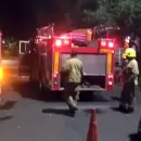 Un incendio afect� a dos viviendas en el barrio Grilli Sur de Guaymall�n