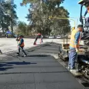 Vialidad repavimenta en San Martín una arteria clave que conecta con la ruta 7