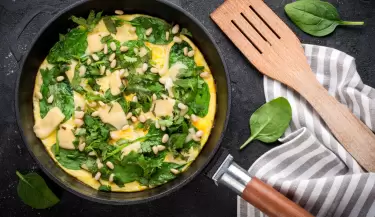 tortilla de espinaca