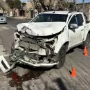 Impactante accidente en Guaymallén: una camioneta fue desplazada más de 30 metros