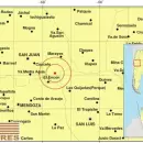 Tembl� otra vez en el l�mite entre Mendoza y San Juan y se percibi� en todo el norte provincial