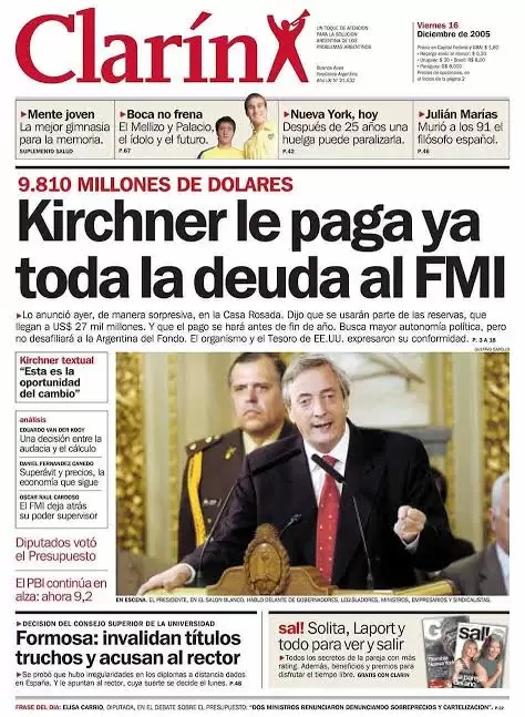 historia de la deuda externa