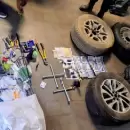 Detuvieron en Maip� a tres peligrosos delincuentes mientras robaban cubiertas