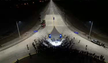 inauguraci�n Doble V�a del Este
