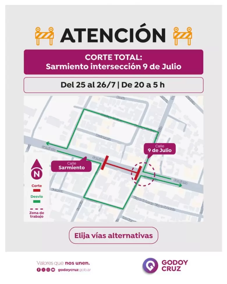 Corte de tr�nsito