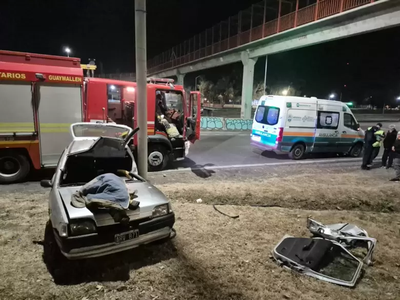 accidente en acceso este/sur