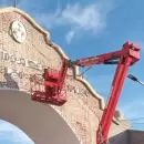 Otra vista: restauran el Arco del Desaguadero, luego de d�cadas de olvido