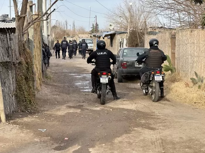Operativo en Rivadavia