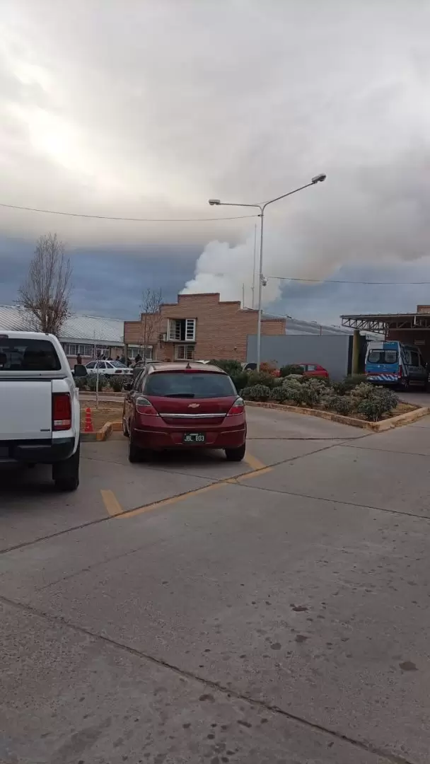 incendio en el hospital Perrupato