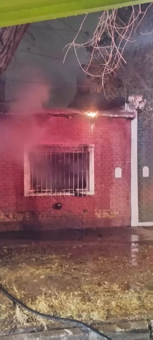 Incendio en Godoy Cruz