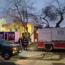 Murió un hombre que quedó atrapado por un incendio en su casa de Godoy Cruz