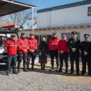 Rus entregó equipamiento clave para reforzar a los bomberos del Este