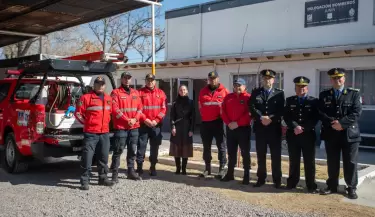 Rus entreg� equipamiento clave para reforzar a los bomberos del Este