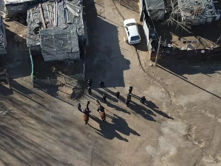 Operativo en Tunuyán