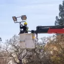 Godoy Cruz contin�a con la instalaci�n de sensores en las luminarias de plazas y espacios verdes