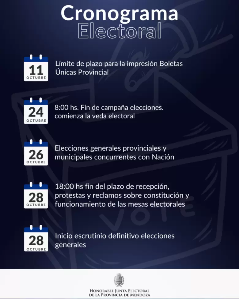 calendario electoral