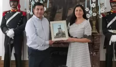 Fotograf�a del Cerro de la Gloria fue incorporada al museo Sanmartiniano en Francia