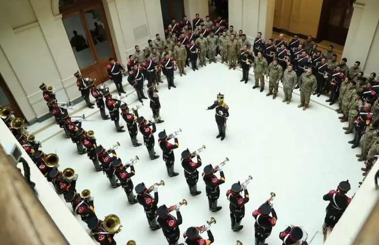 Homenaje casa rosada, San martin