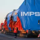 El reactor lleg� a la refiner�a de YPF, luego de un megaoperativo hist�rico en Mendoza