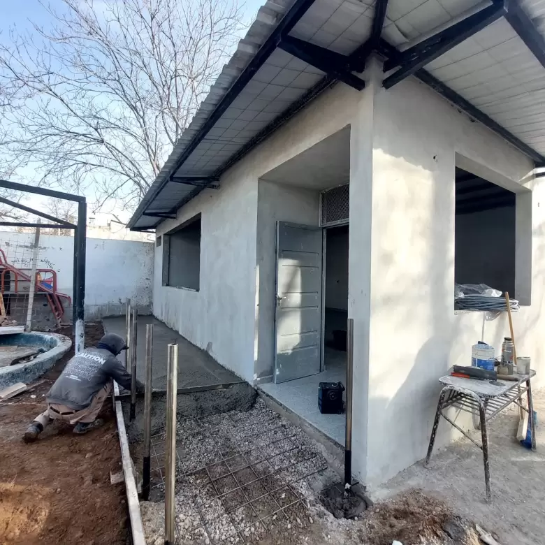 obras en escuelas del Valle de Uco