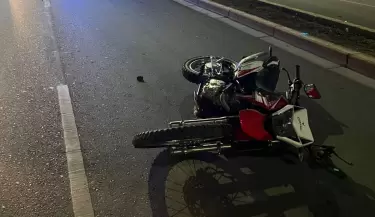 motociclista muerto en Guaymall�n