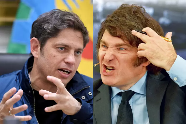 Kicillof y Milei