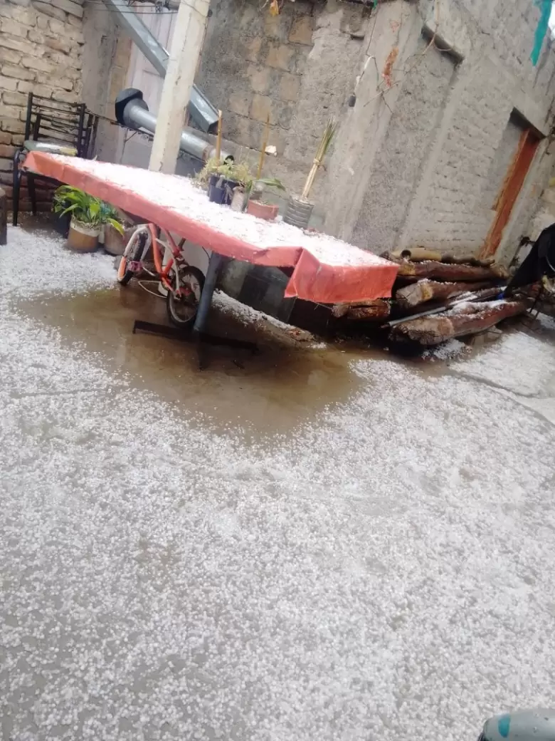 Granizo en Tupungato