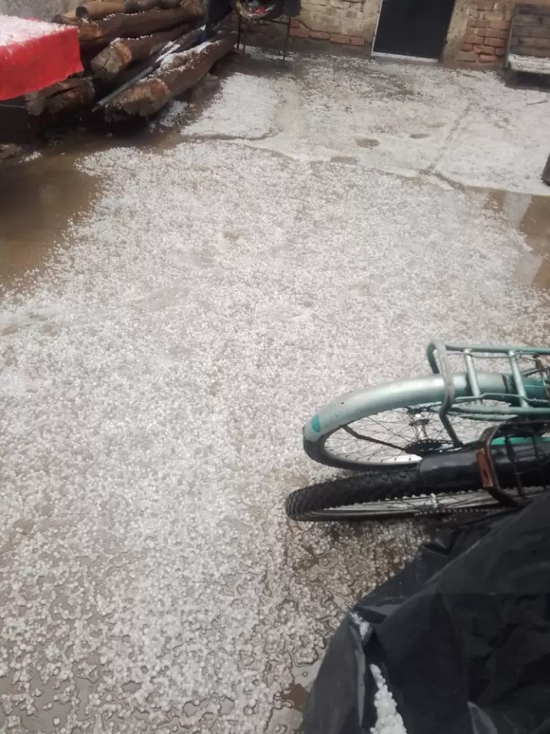 Granizo en Tupungato