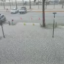 (Videos) La impactante ca�da de granizo en la zona Este