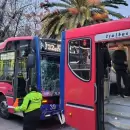 (Video) Trece heridos tras un choque en cadena que involucr� a tres micros en Ciudad