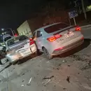 Aparatoso accidente entre cuatro veh�culos en Maip�