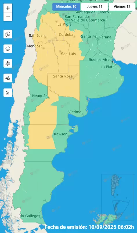 Alertas SMN