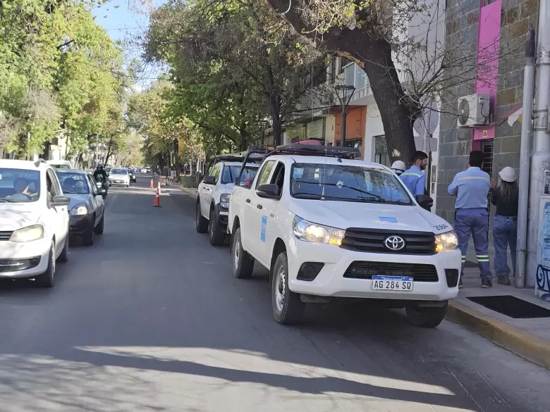Derrame de l�quido en calle San Juan
