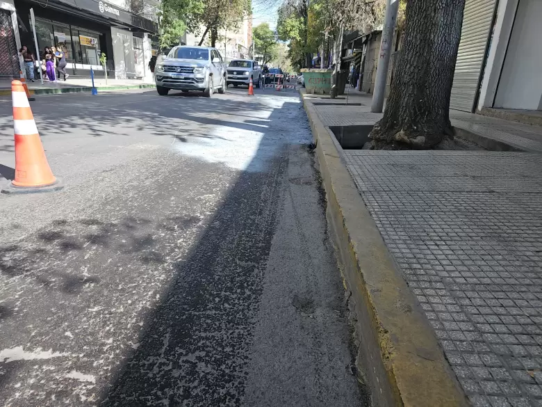Derrame de l�quido en calle San Juan