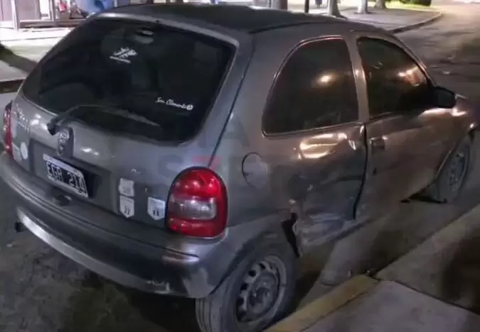 As� qued� el auto involucrado.