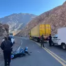 Un motociclista qued� gravemente herido por un accidente en la ruta 7