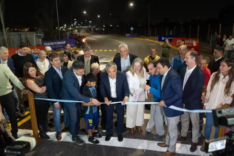 Inauguración obra vial